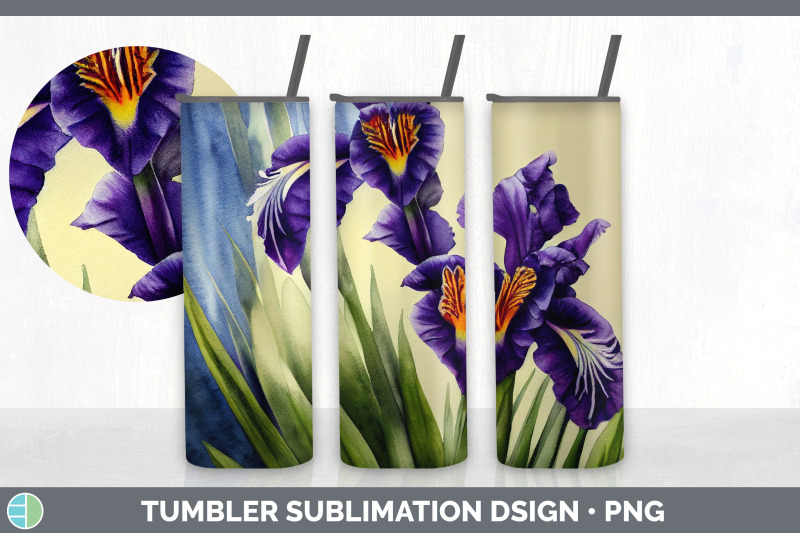 irises-tumbler-sublimation-bundle