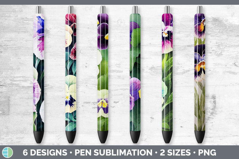 pansies-pen-wraps-epoxy-sublimation-bundle