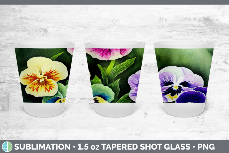 pansies-shot-glass-sublimation-shot-glass-1-5oz-tapered