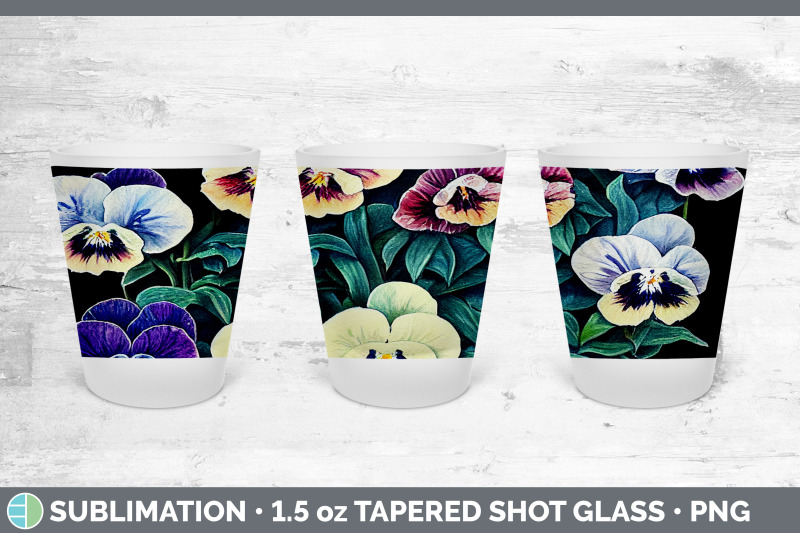 pansies-shot-glass-sublimation-shot-glass-1-5oz-tapered