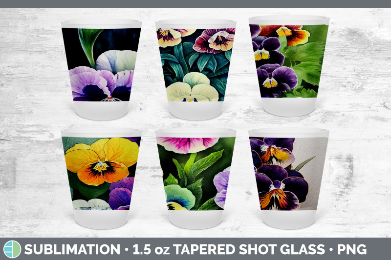 pansies-shot-glass-sublimation-shot-glass-1-5oz-tapered