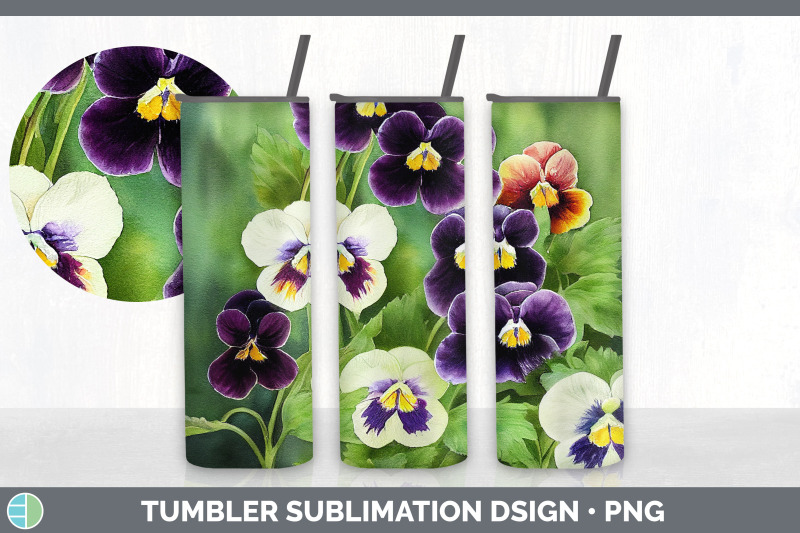 pansies-tumbler-sublimation-bundle