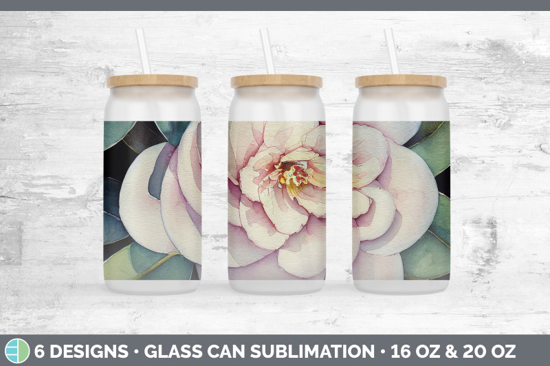 camellias-glass-can-sublimation-beer-mason-jar