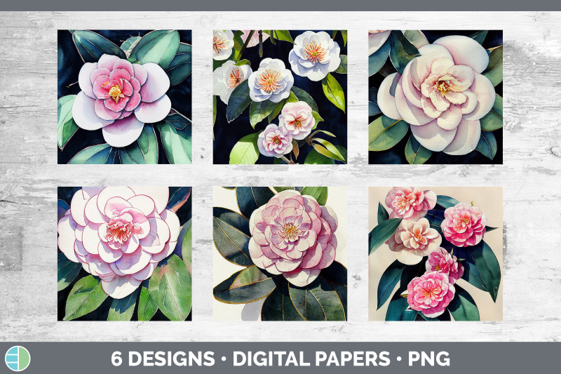 camellias-backgrounds-digital-scrapbook-papers