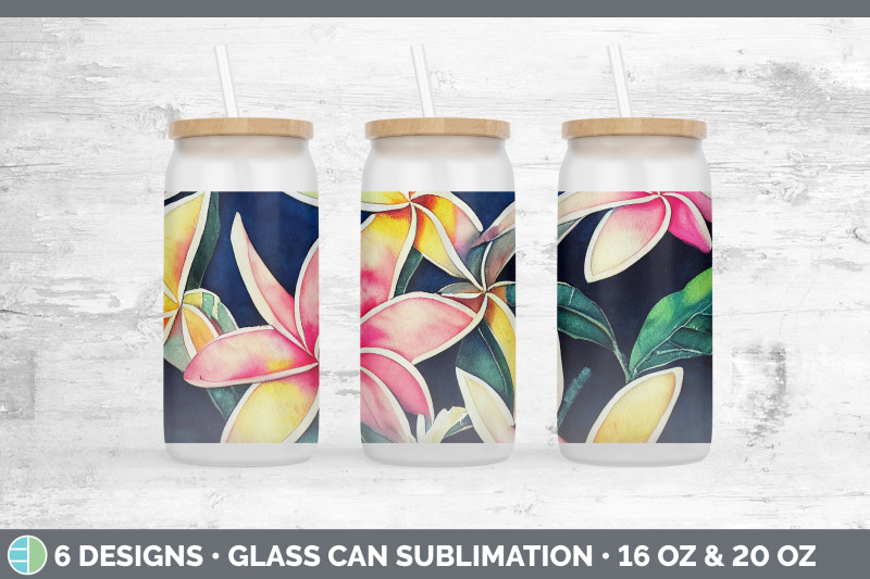 plumerias-glass-can-sublimation-beer-mason-jar