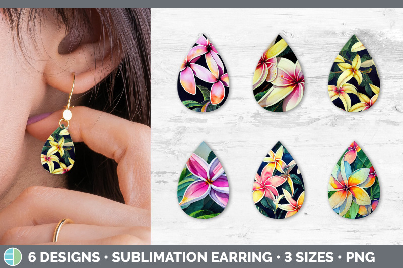 plumerias-teardrop-earring-sublimation-designs-bundle