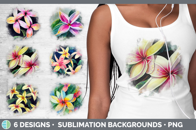 plumerias-background-grunge-sublimation-backgrounds