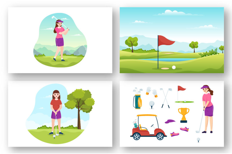 12-golf-sport-illustration