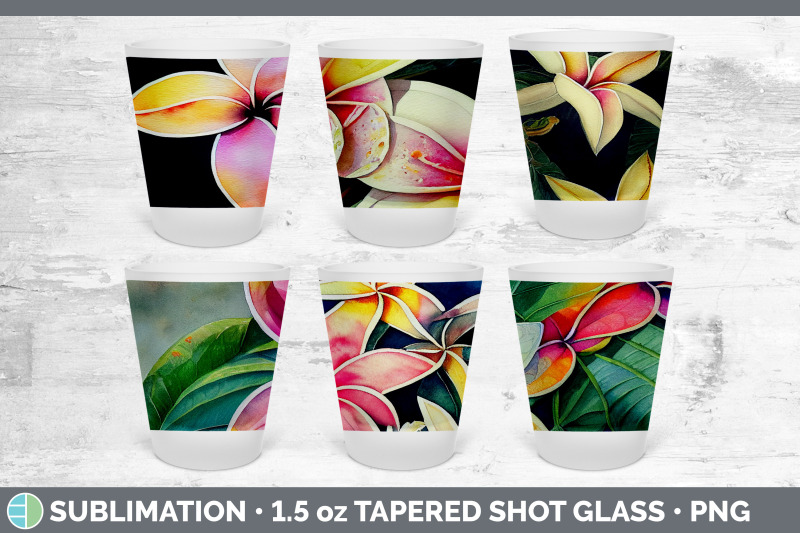 plumerias-shot-glass-sublimation-shot-glass-1-5oz-tapered