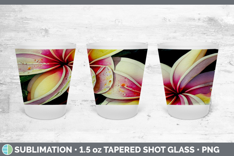 plumerias-shot-glass-sublimation-shot-glass-1-5oz-tapered