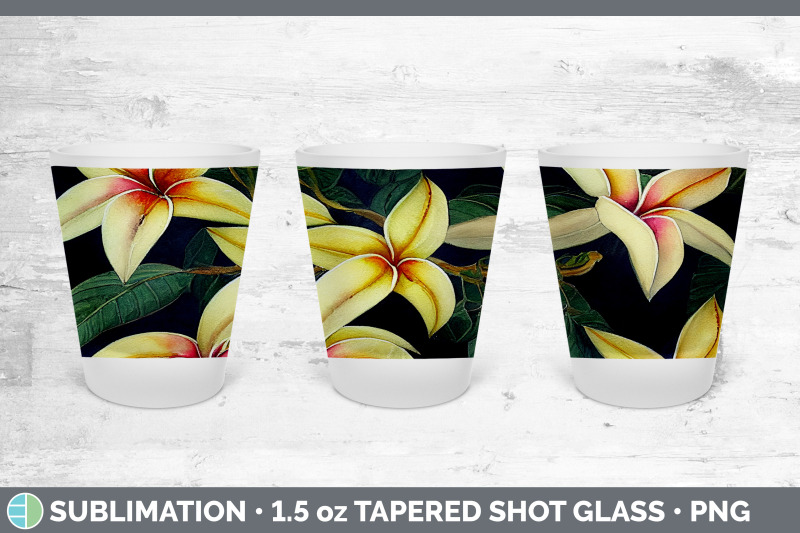 plumerias-shot-glass-sublimation-shot-glass-1-5oz-tapered