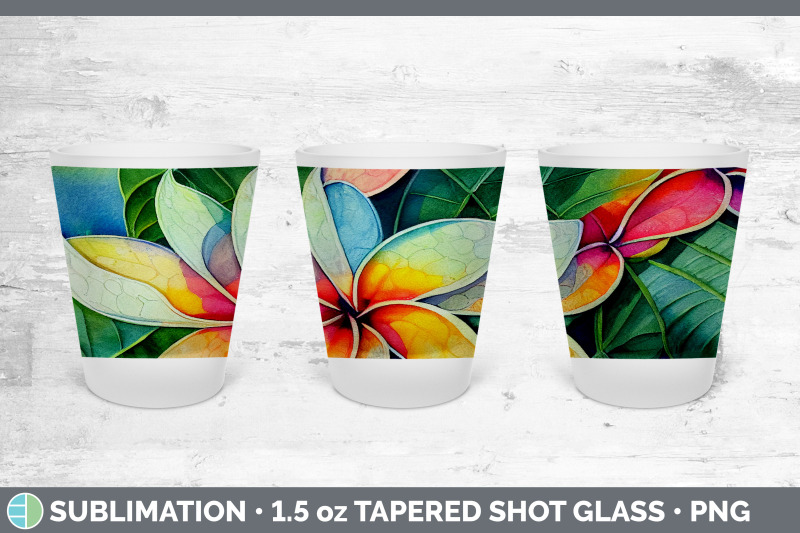 plumerias-shot-glass-sublimation-shot-glass-1-5oz-tapered