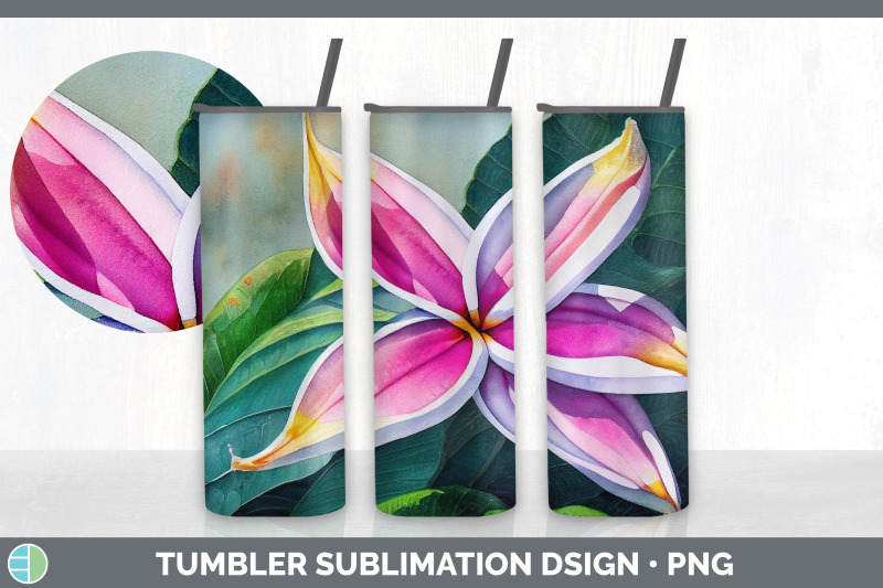 plumerias-tumbler-sublimation-bundle