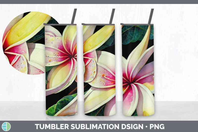 plumerias-tumbler-sublimation-bundle