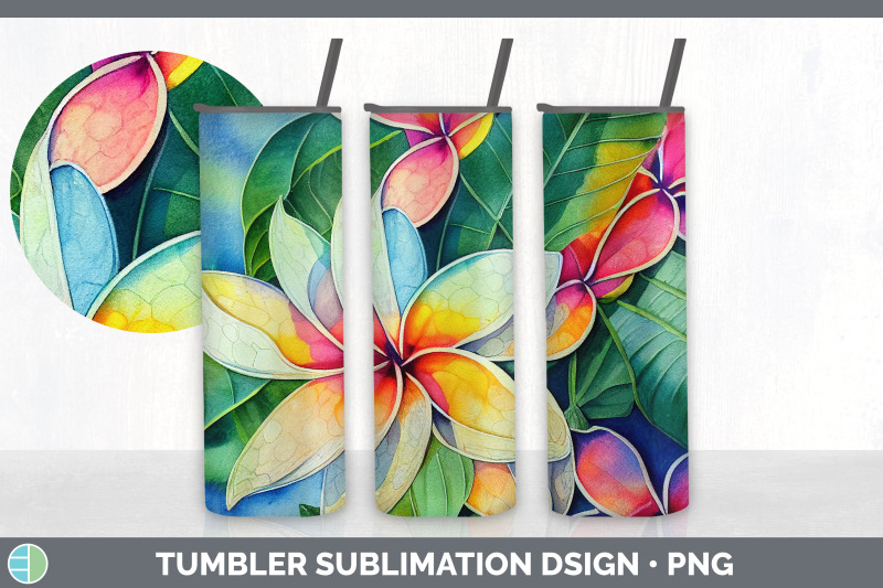 plumerias-tumbler-sublimation-bundle