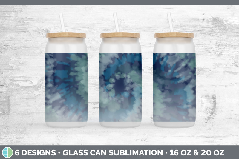 blue-tie-dye-glass-can-sublimation-beer-mason-jar