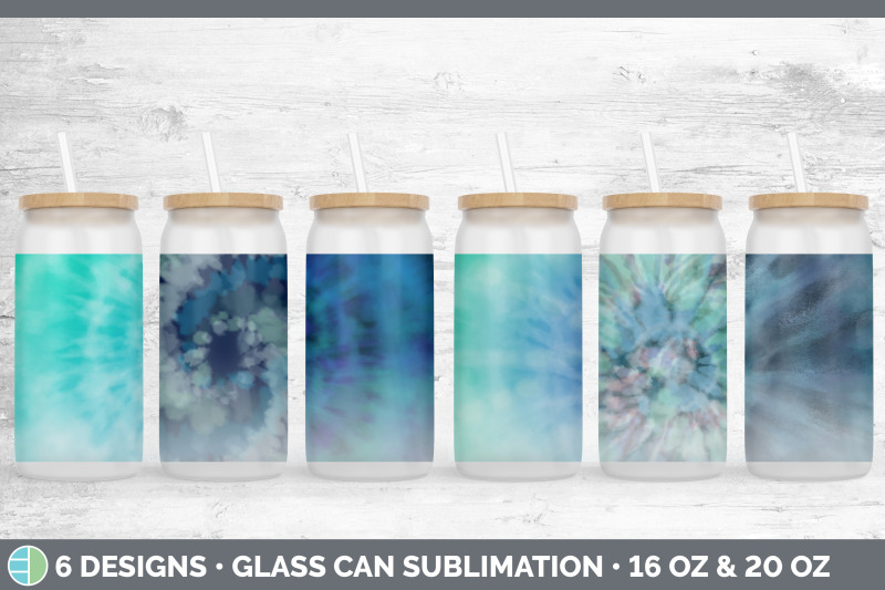 blue-tie-dye-glass-can-sublimation-beer-mason-jar