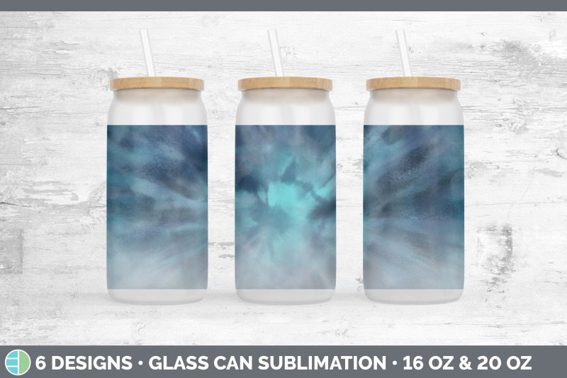 blue-tie-dye-glass-can-sublimation-beer-mason-jar