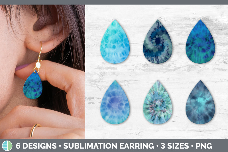 blue-tie-dye-teardrop-earring-sublimation-designs-bundle