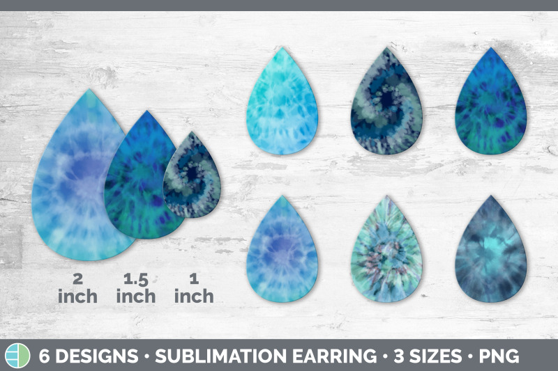 blue-tie-dye-teardrop-earring-sublimation-designs-bundle