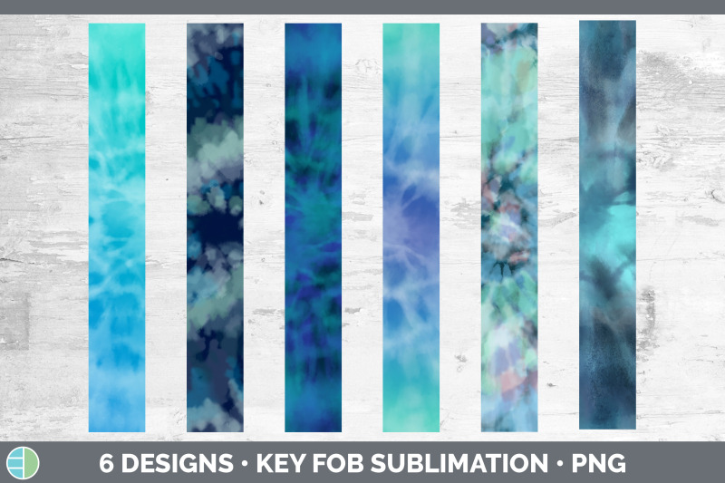 blue-tie-dye-key-fob-wristlet-sublimation