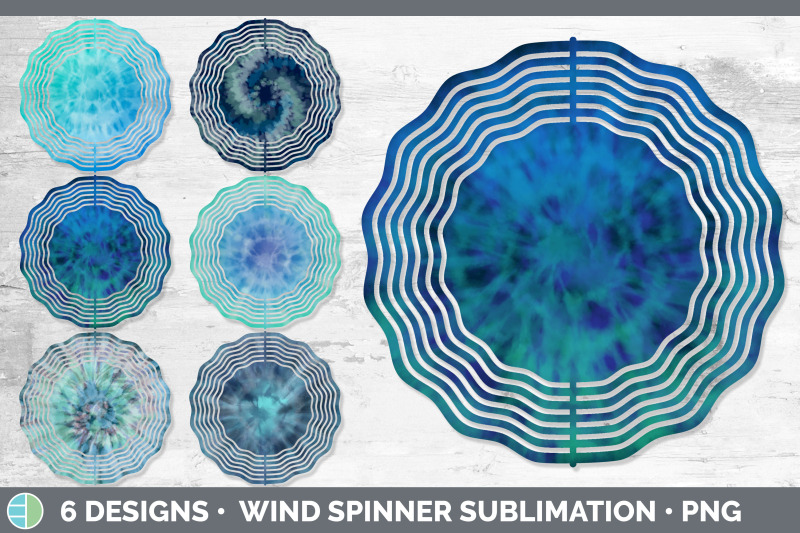 blue-tie-dye-wind-spinner-sublimation-designs-bundle