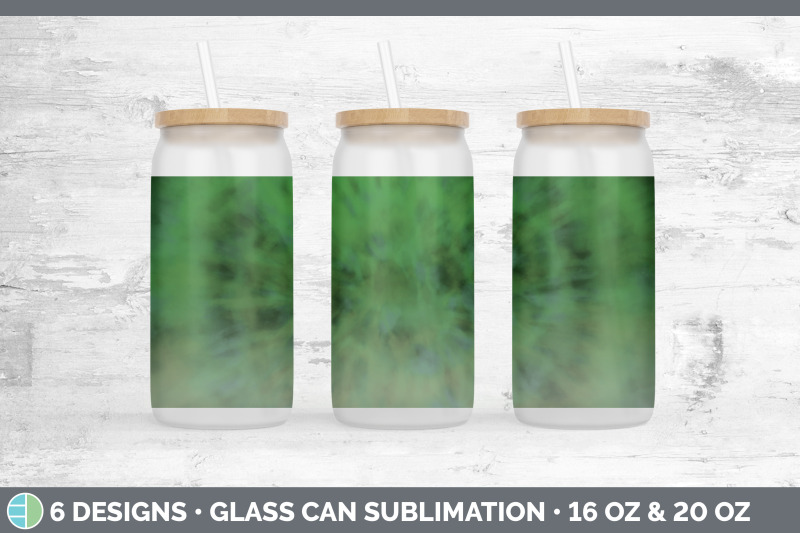 green-tie-dye-glass-can-sublimation-beer-mason-jar