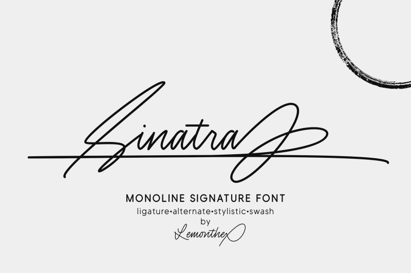 sinatra-signature-font