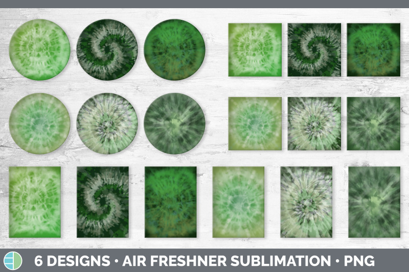 green-tie-dye-air-freshener-sublimation-designs-bundle