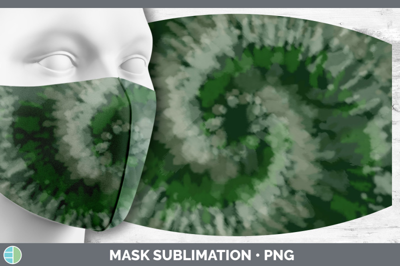 green-tie-dye-mask-sublimation-bundle-face-mask-designs