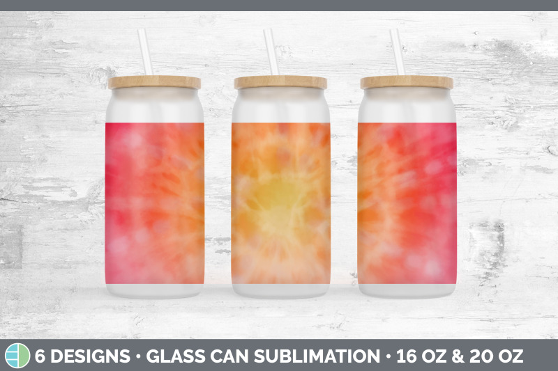 orange-tie-dye-glass-can-sublimation-beer-mason-jar