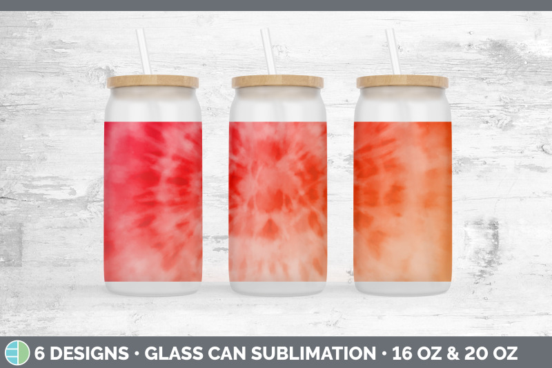 orange-tie-dye-glass-can-sublimation-beer-mason-jar