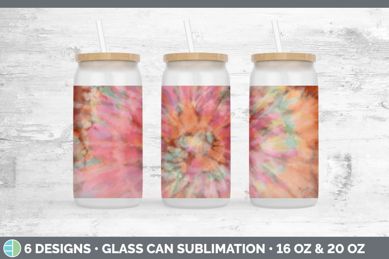 orange-tie-dye-glass-can-sublimation-beer-mason-jar