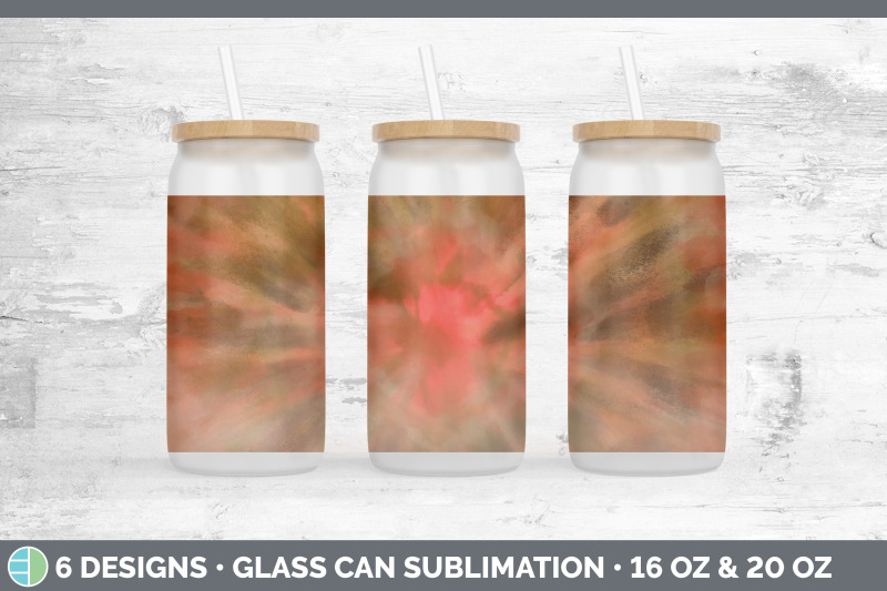 orange-tie-dye-glass-can-sublimation-beer-mason-jar