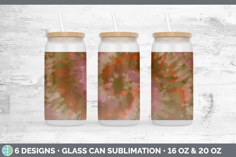 orange-tie-dye-glass-can-sublimation-beer-mason-jar