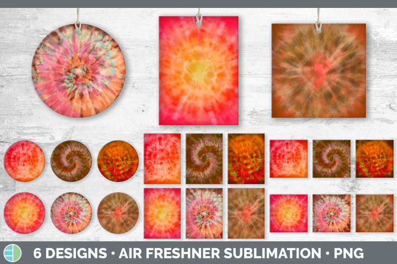 orange-tie-dye-air-freshener-sublimation-designs-bundle