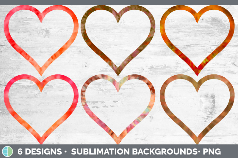 orange-tie-dye-heart-frame-clipart