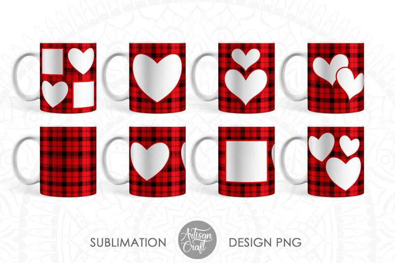 photo-mug-designs-red-plaid-11oz-photo-mug-wrap-heart-frame
