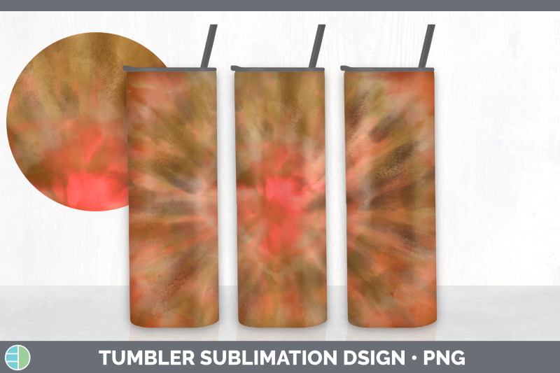 orange-tie-dye-tumbler-sublimation-bundle