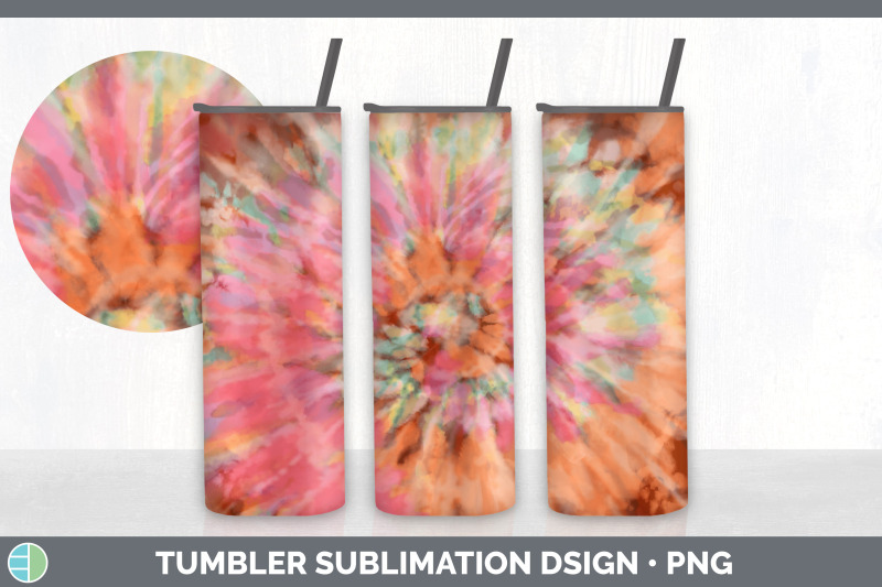 orange-tie-dye-tumbler-sublimation-bundle