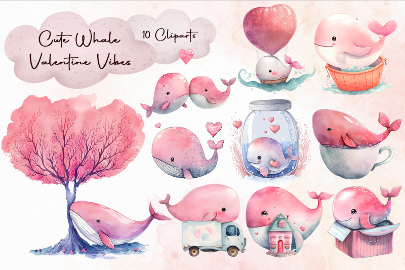 cute-valentine-whale-cliparts-bundle