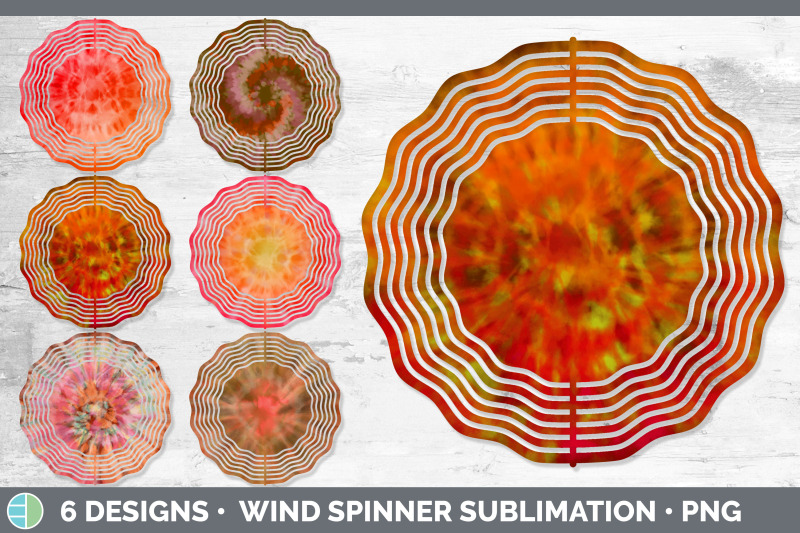 orange-tie-dye-wind-spinner-sublimation-designs-bundle