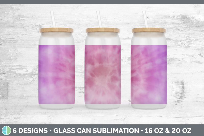 pink-tie-dye-glass-can-sublimation-beer-mason-jar