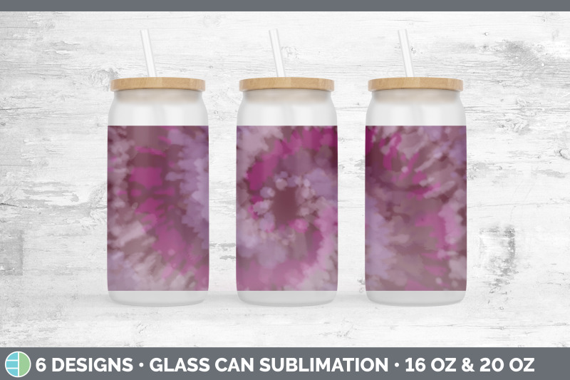 pink-tie-dye-glass-can-sublimation-beer-mason-jar