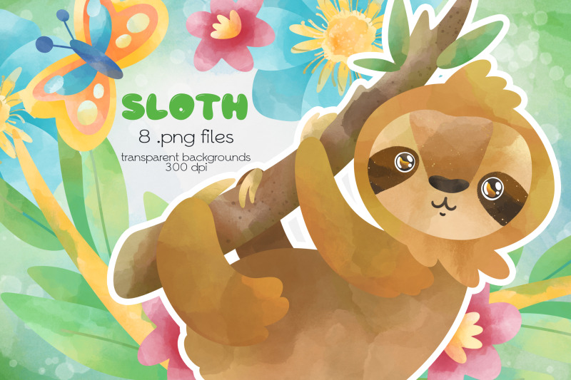 sloth-clipart-png-files