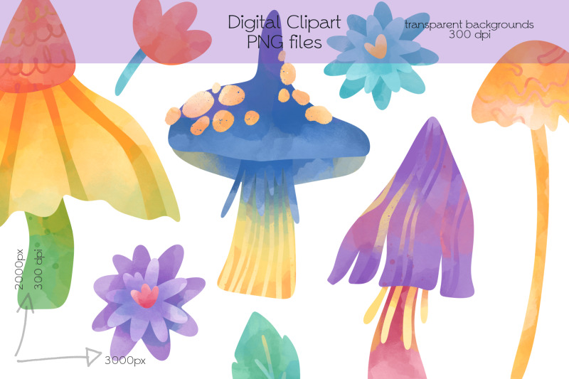 mushrooms-clipart-png-files