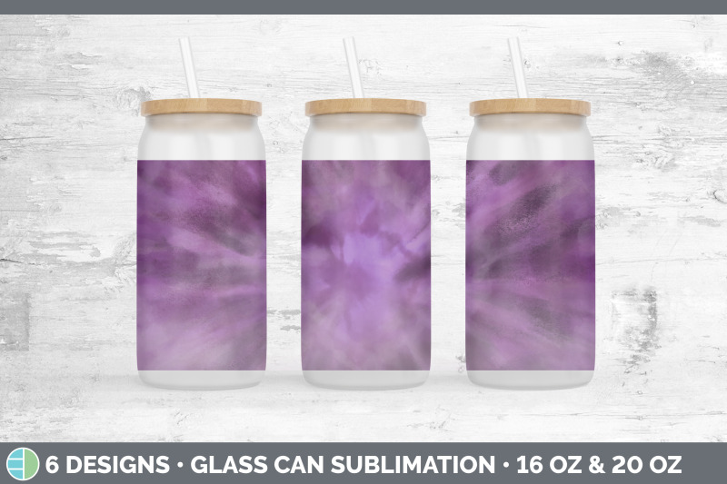 purple-tie-dye-glass-can-sublimation-beer-mason-jar