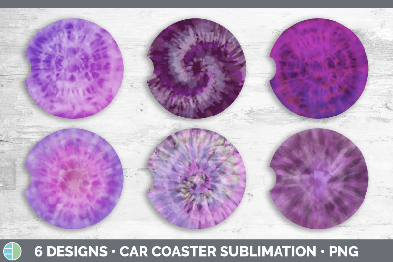 purple-tie-dye-car-coaster-sublimation-designs-bundle