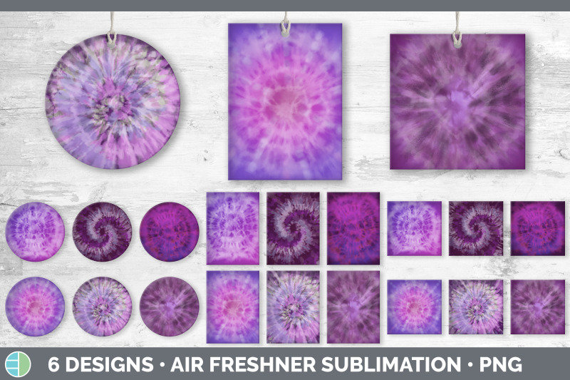 purple-tie-dye-air-freshener-sublimation-designs-bundle