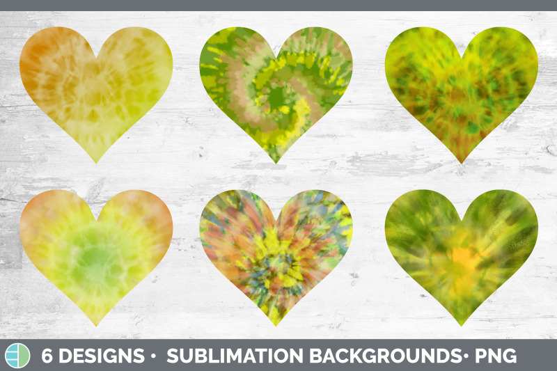 yellow-tie-dye-hearts-clipart